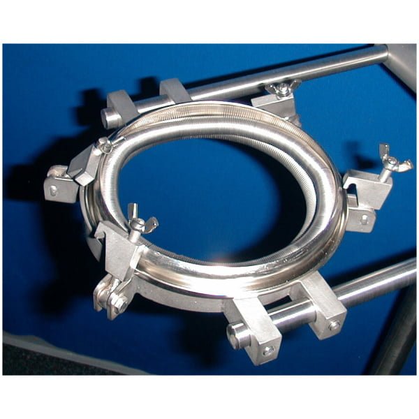 Reactor Holder, Stainless Steel - Reactor accessories > Seals and Holders for Flat Flanges > Reactor Holders
