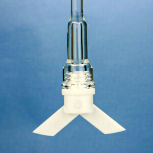 PTFE Stirrer Heads with Thread - Reactor accessories > Stirrers > Glass Stirrers with PTFE-Blades