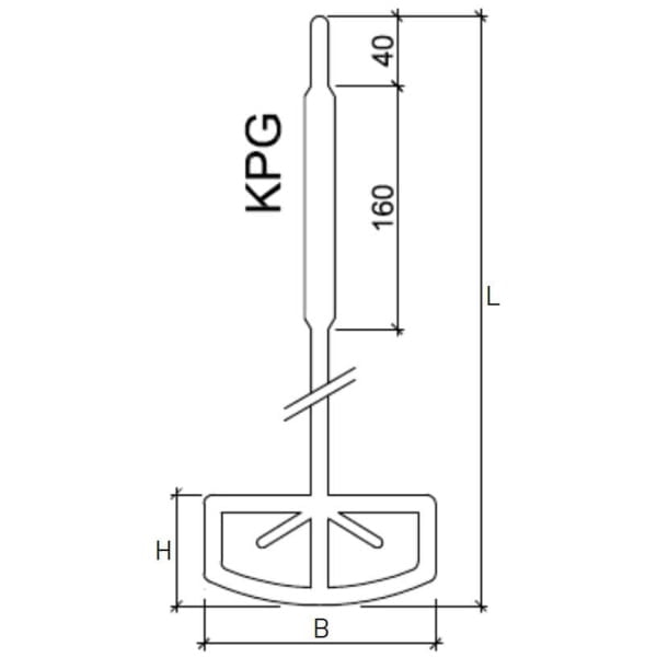 KPG Pretzel Stirrer - Reactor accessories > Stirrers > Glass Stirrer