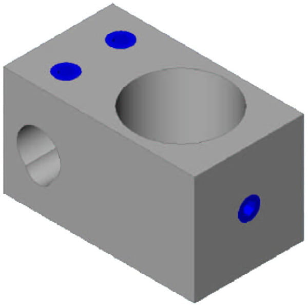 Cross Connector Made of Anodized Aluminium - Reactor accessories > Laboratory Racks > Accessories