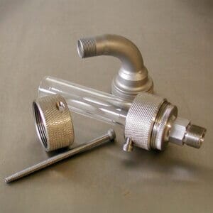 Metalladapter Edelstahl für Kugelschliffe KS 19 und KS 29, Verschraubung Edelstahl - Reaktoren Zubehör > Schlauchadapter und Temperierschläuche > Schlauchadapter > Schlauchadapter Edelstahl